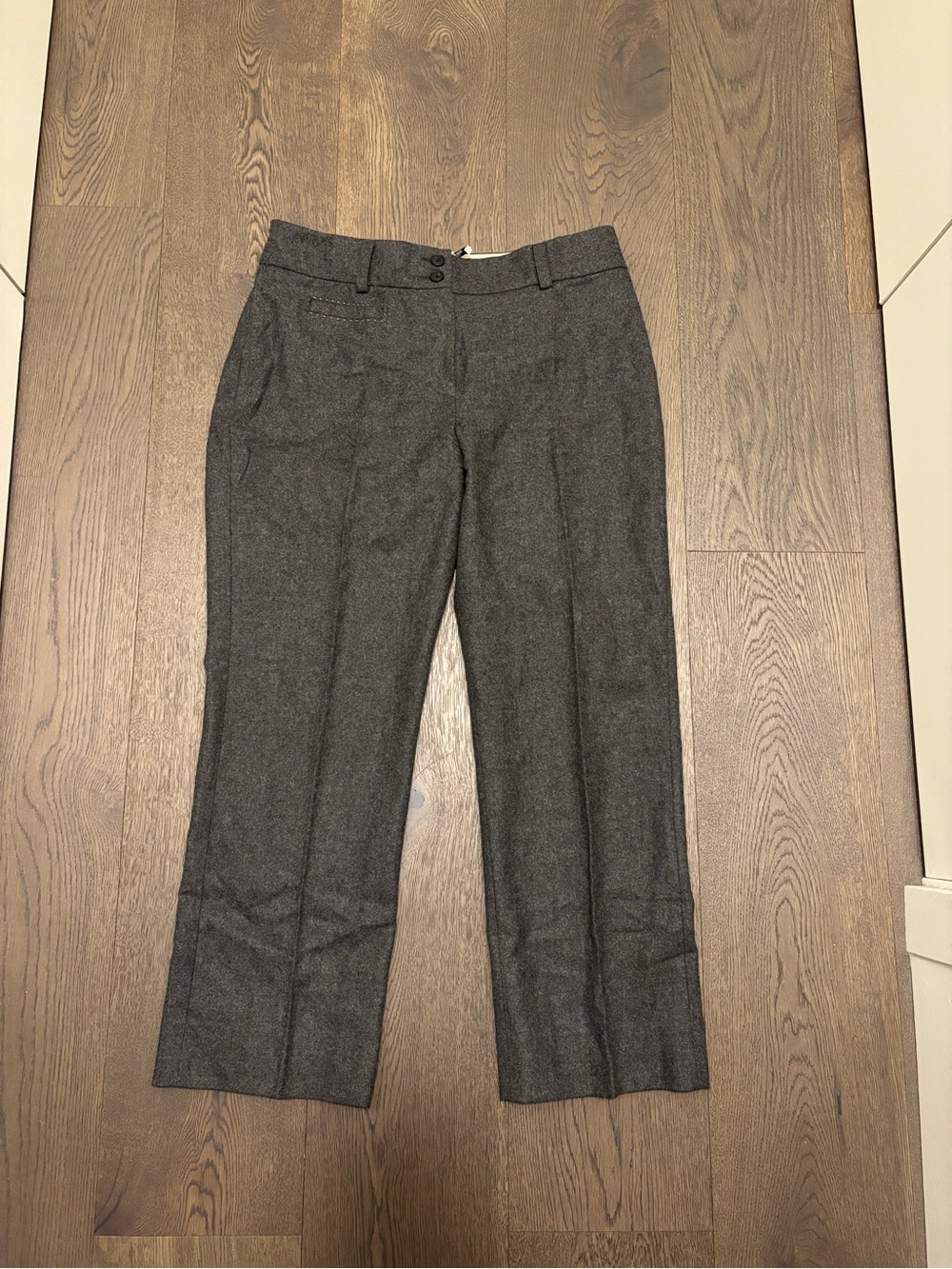 Miu Miu 100% Virgin Wool Vintage Gray Women's Trousers Archival Vintage Miu Miu